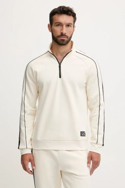 Mikina EA7 Emporio Armani béžová farba, s nášivkou, AF10377-7M000971