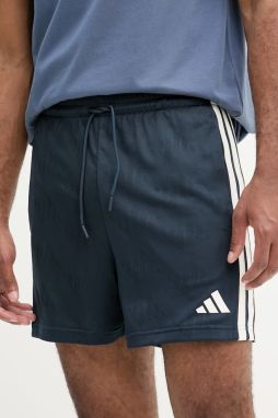 Šortky adidas Stadium Jacquard Shorts tmavomodrá farba, JX5585