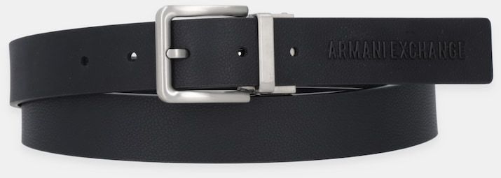 Kožený opasok Armani Exchange čierna farba, XM001700 AF17392