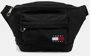 Ľadvinka Tommy Jeans čierna farba, AM0AM13390