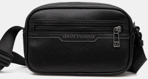 Malá taška Armani Exchange čierna farba, XM001601 AF17205