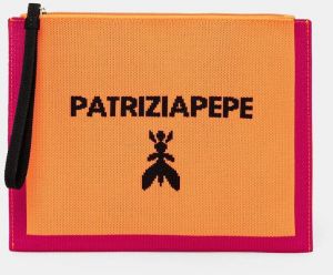 Kozmetická taška Patrizia Pepe oranžová farba, 2Q0024 K264