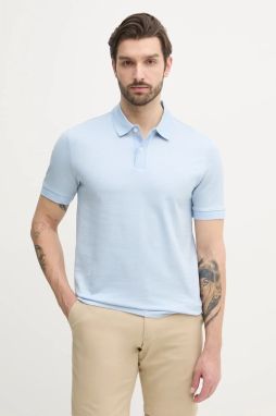 Bavlnené polo tričko BOSS pánske, vzorované, 50532246
