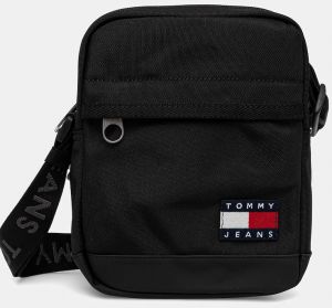 Malá taška Tommy Jeans čierna farba, AM0AM13389