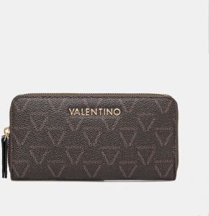 Peňaženka Valentino Bags dámska, hnedá farba, VPS8GT155