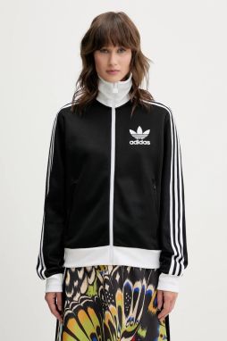 Mikina adidas Originals Classic TT čierna farba, s potlačou, HZ3743