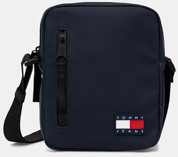 Malá taška Tommy Jeans tmavomodrá farba, AM0AM13396