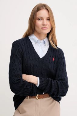 Sveter Polo Ralph Lauren tmavomodrá farba, 211971870