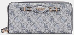 Peňaženka Guess KATYA dámska, modrá farba, SWSG96 52146