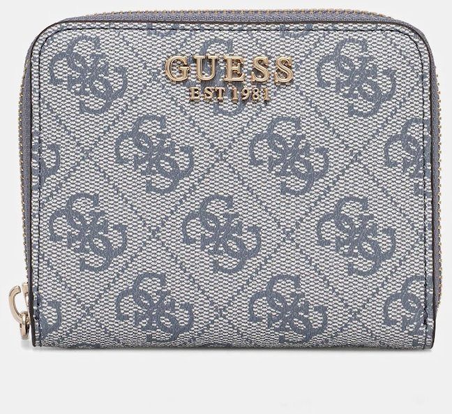Peňaženka Guess KATYA dámska, modrá farba, SWSG96 52137