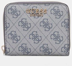 Peňaženka Guess KATYA dámska, modrá farba, SWSG96 52137