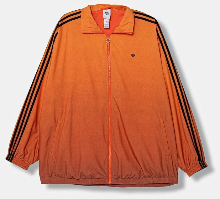 Mikina adidas Originals oranžová farba, s nášivkou, JW7259