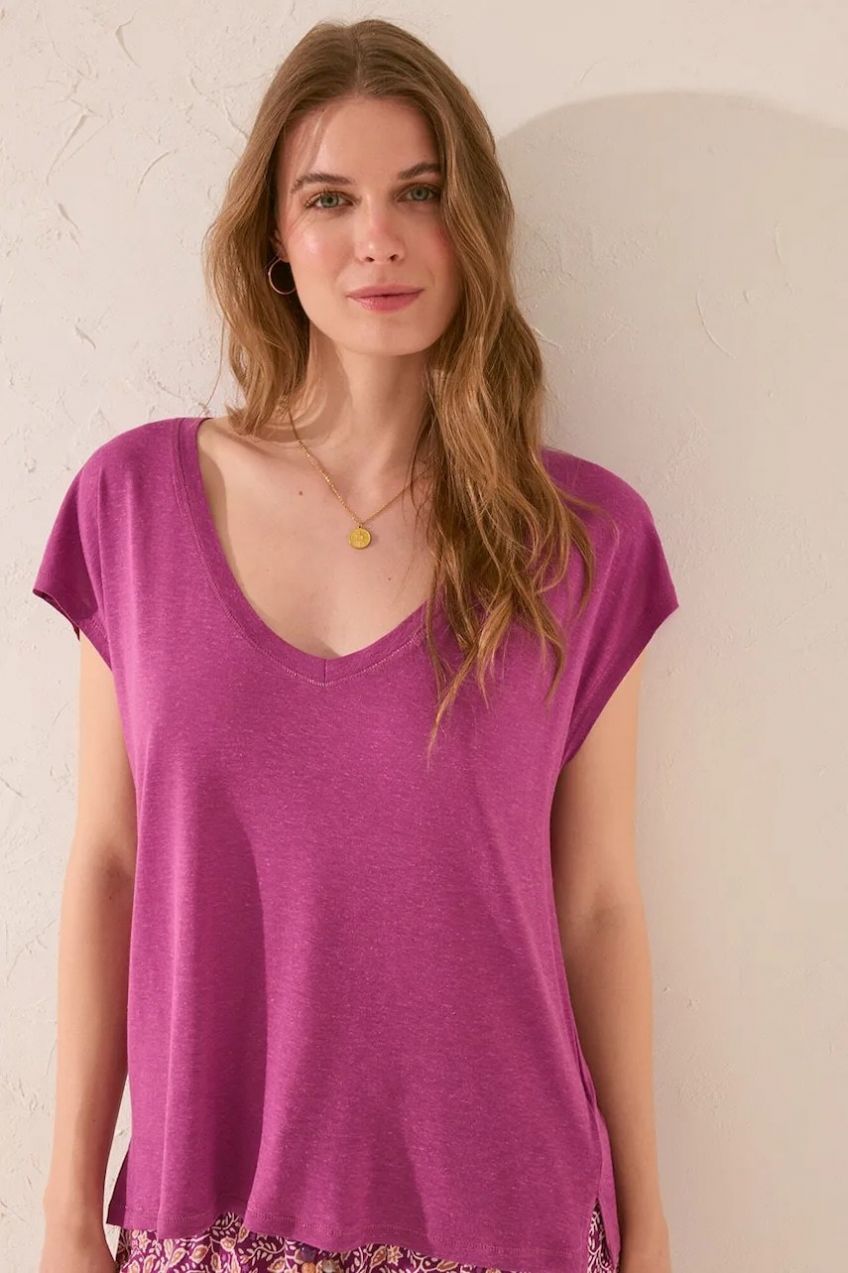Tričko women'secret dámske, fialová farba, 3279719