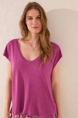 Tričko women'secret dámske, fialová farba, 3279719