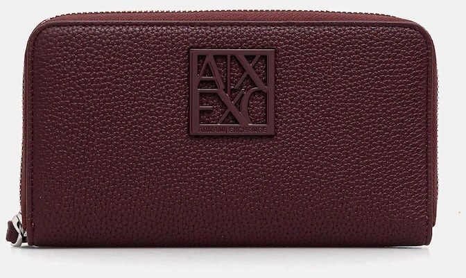 Peňaženka Armani Exchange dámska, bordová farba, XW000361 AF11902