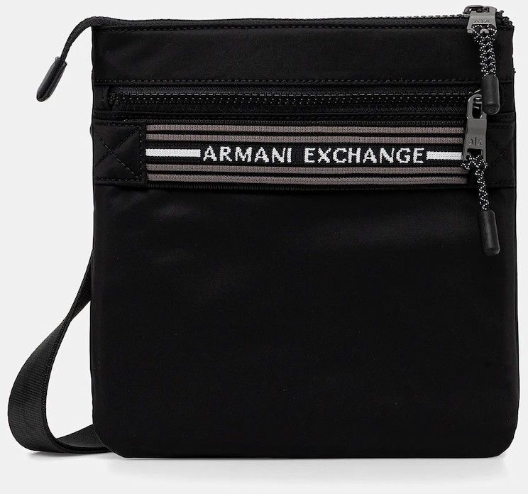 Malá taška Armani Exchange čierna farba, XM001606 AF17206