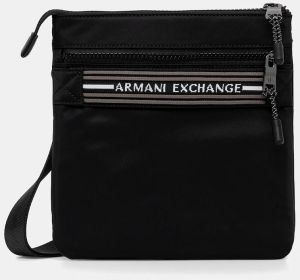 Malá taška Armani Exchange čierna farba, XM001606 AF17206