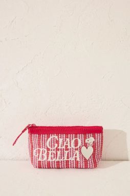 Kozmetická taška women'secret červená farba, 4849272