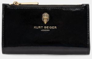 Kožená peňaženka Kurt Geiger London čierna farba, 4685800319