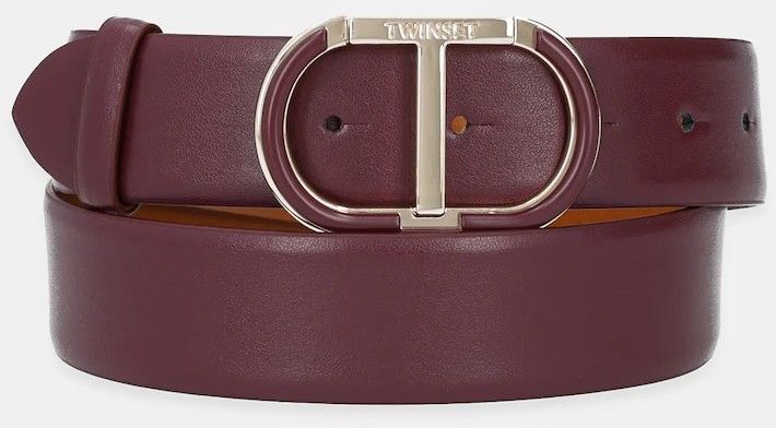 Opasok Twinset bordová farba, 252TA4060