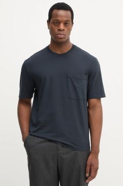 Bavlnené tričko Armani Exchange pánske, tmavomodrá farba, s potlačou, XM001072 AF16283