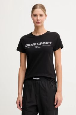 Tričko Dkny dámske, čierna farba, DP5T1376