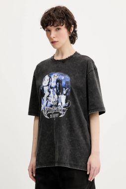 Bavlnené tričko adidas Originals Buffy Tee Os dámske, čierna farba, JW0154