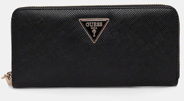 Peňaženka Guess LAUREL dámska, čierna farba, SWZG74 59146