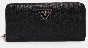 Peňaženka Guess LAUREL dámska, čierna farba, SWZG74 59146