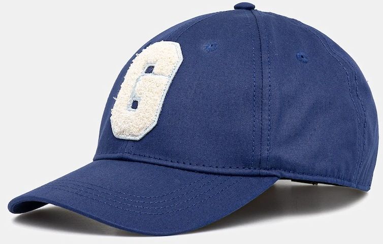 Bavlnená šiltovka Guess modrá farba, AW5364 COT01
