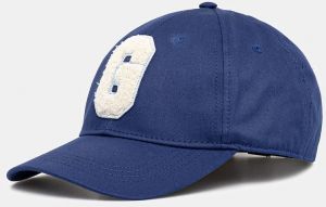 Bavlnená šiltovka Guess modrá farba, AW5364 COT01