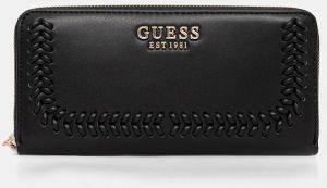 Peňaženka Guess TATUM dámska, čierna farba, SWNG96 67146