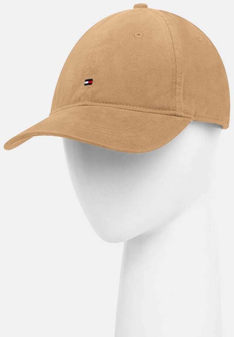 Bavlnená šiltovka Tommy Hilfiger béžová farba, jednofarebná, AM0AM12531