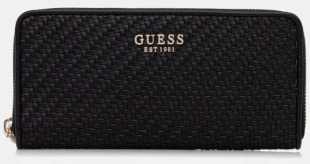 Peňaženka Guess MIREMA dámska, čierna farba, SWWG96 31146
