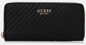 Peňaženka Guess MIREMA dámska, čierna farba, SWWG96 31146