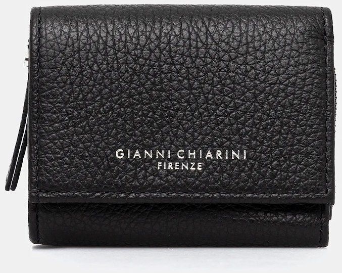 Kožená peňaženka Gianni Chiarini čierna farba, PF.W5065.GRN