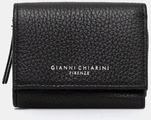 Kožená peňaženka Gianni Chiarini čierna farba, PF.W5065.GRN
