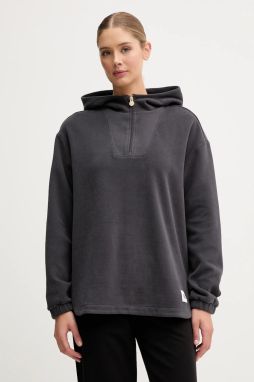 Mikina EA7 Emporio Armani šedá farba, s kapucňou, jednofarebná, AF15528.7W000567