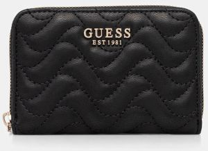 Peňaženka Guess MELISANDRA dámska, čierna farba, SWQG96 53140