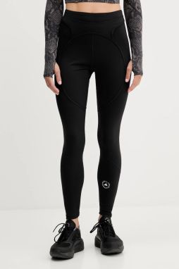 Tréningové legíny adidas by Stella McCartney TruePurpose čierna farba, jednofarebná, JW4557