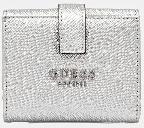 Peňaženka Guess ROSALBA dámska, strieborná farba, SWMY96 57138