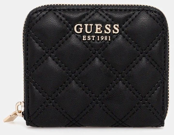 Peňaženka Guess GIULLY dámska, čierna farba, SWQG96 73137