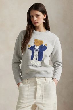 Mikina Polo Ralph Lauren šedá farba, 211972794