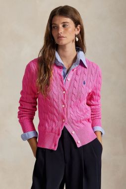 Sveter Polo Ralph Lauren ružová farba, ľahký, 211971868
