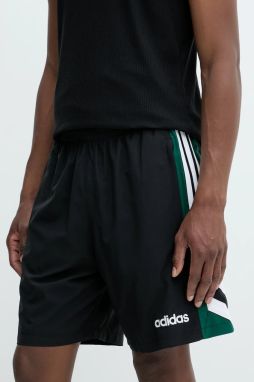 Šortky adidas Originals 90S Football Shrt čierna farba, JX3077
