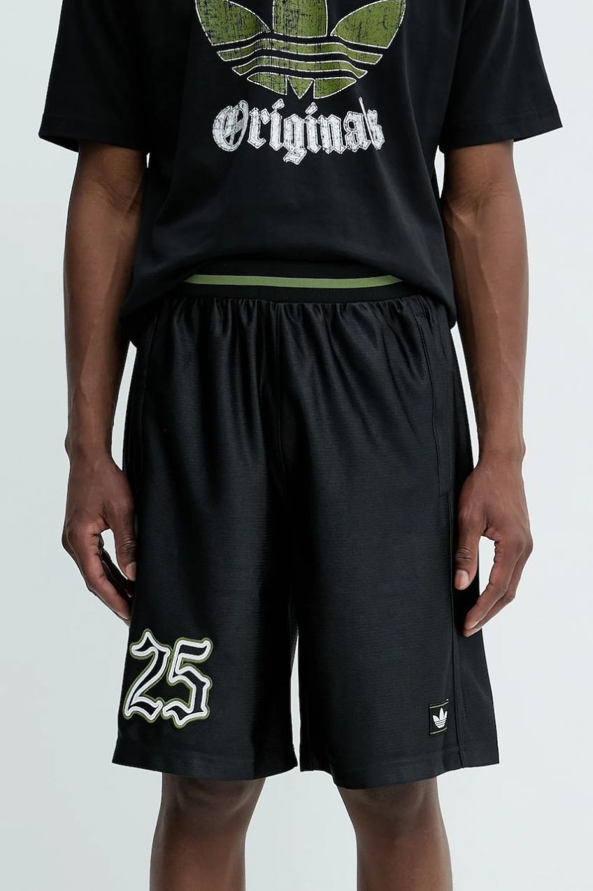 Šortky adidas Originals Grfx Short čierna farba, JY2769