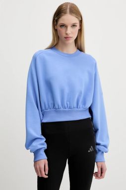 Mikina adidas All SZN modrá farba, jednofarebná, JV9895