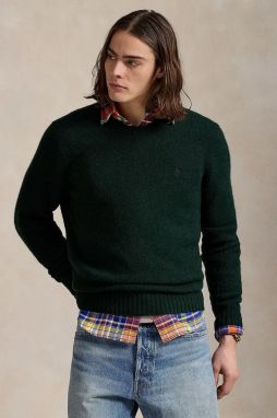 Vlnený sveter Polo Ralph Lauren béžová farba, 710918805