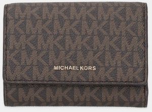 Peňaženka MICHAEL Michael Kors BRYANT dámska, hnedá farba, 32S5GYTP1B