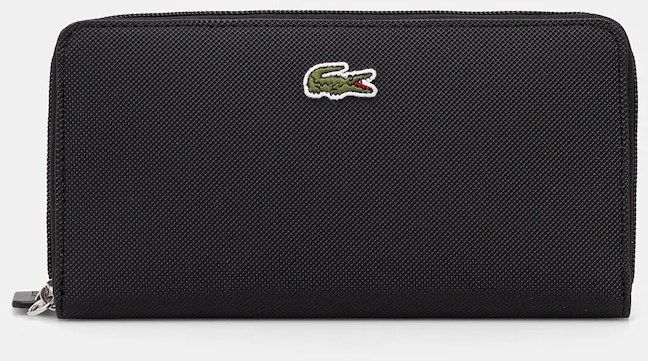 Peňaženka Lacoste dámska, čierna farba, NF2900PK